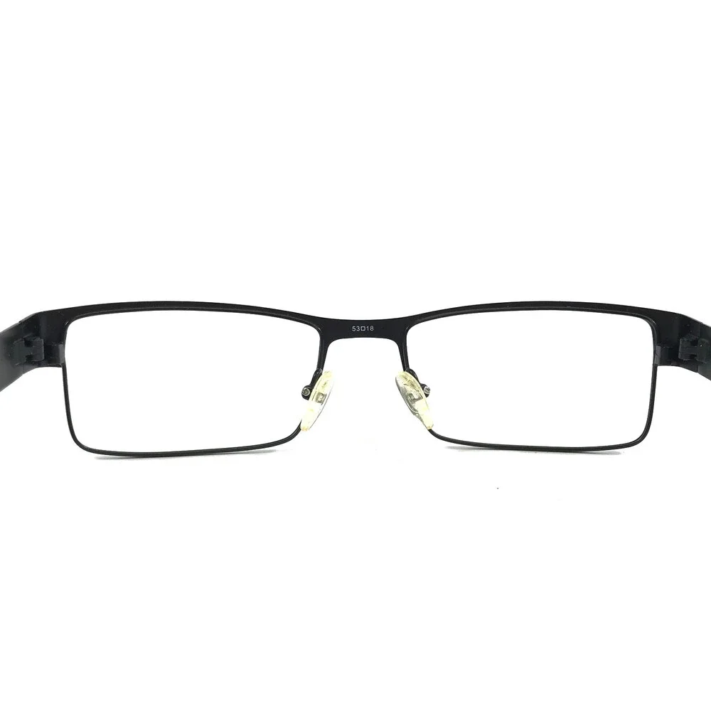 Alberto Romani Eyeglasses Frames AR4001 BK Matte Black Rectangle 53-18-140
